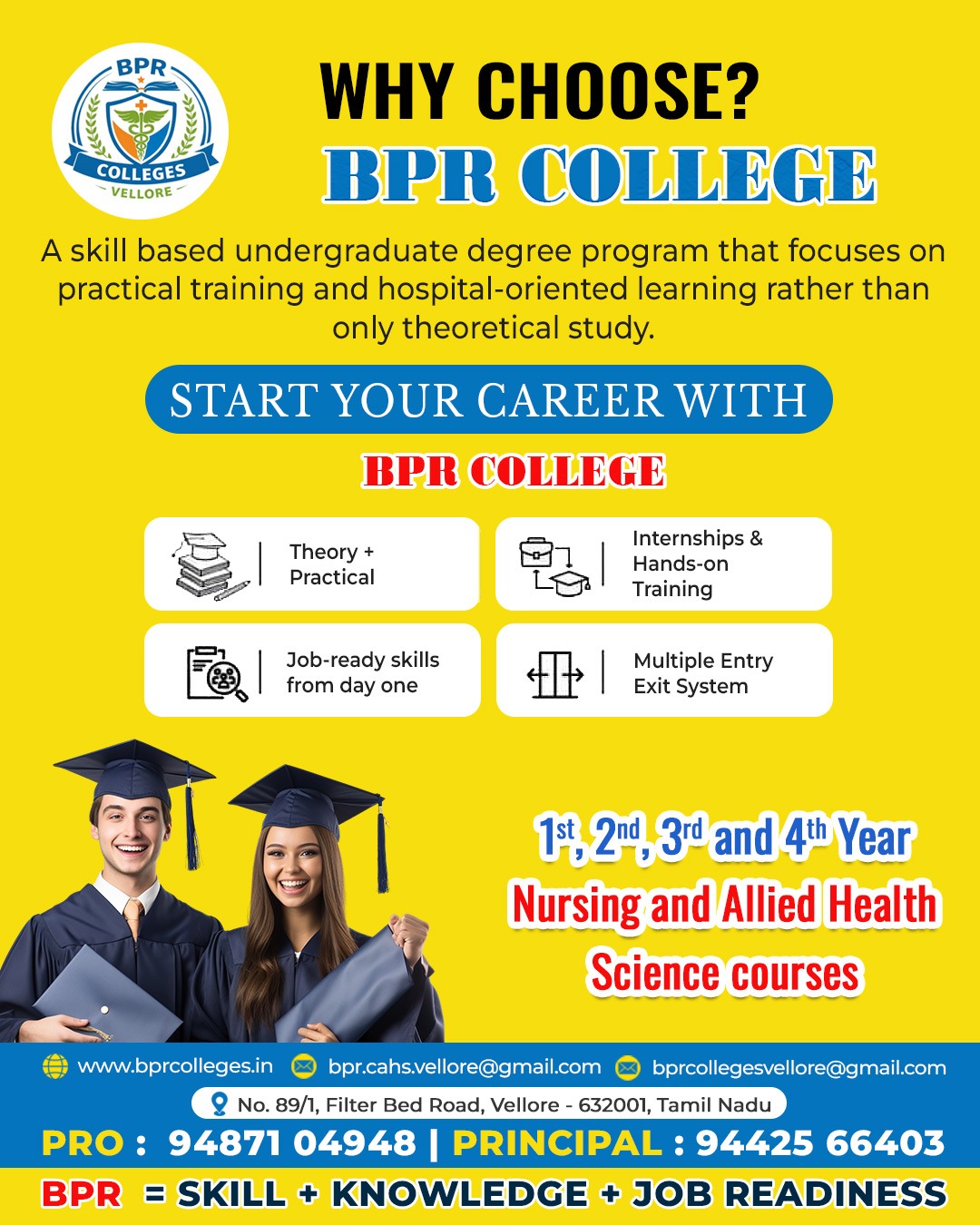 BPR College of Nursing Admission